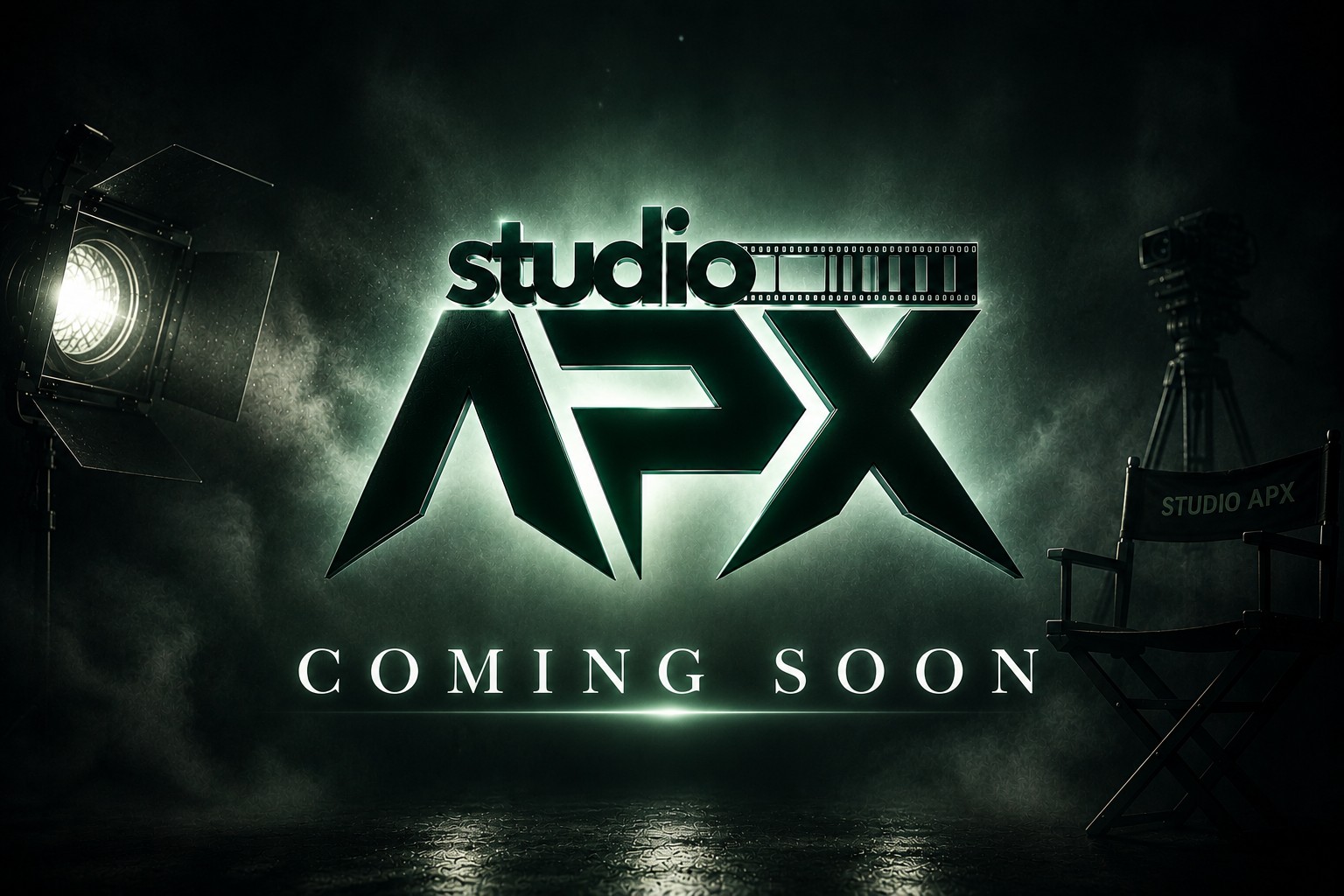StudioAPX cinematic coming soon artwork